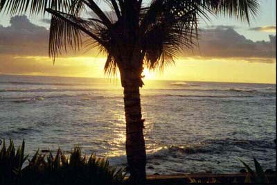 Beautiful Kauai Condo, Hawaii Sunset